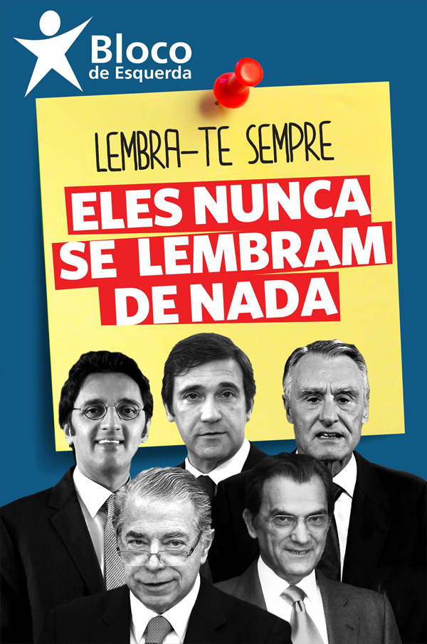 Cartaz do Bloco