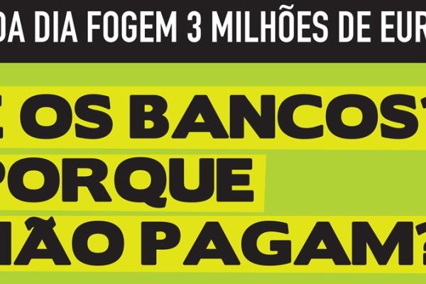 Cartaz Imposto sobre a Banca