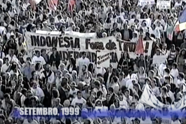 Manifestação histórica por Timor-Leste. Bloco denuncia o terror indonésio