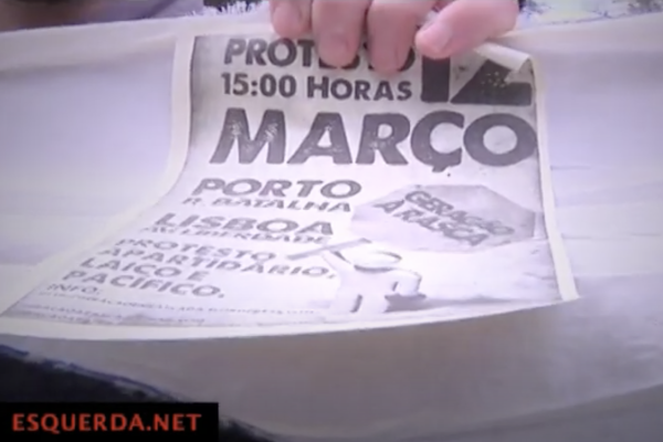 Protesto da “Geração à Rasca” enche as ruas nos últimos meses do governo Sócrates