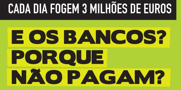 Cartaz Imposto sobre a Banca