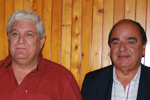 Vítor Gomes (à esquerda) e Santos Silva são os candidatos do Bloco em Águeda, à Câmara e AM, respectivamente