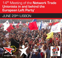 Enconto de sindicalistas europeus em Lisboa
