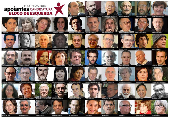 Apoiantes da lista às europeias