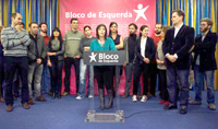 A nova Comisão Política do Bloco de Esquerda. Foto Lusa