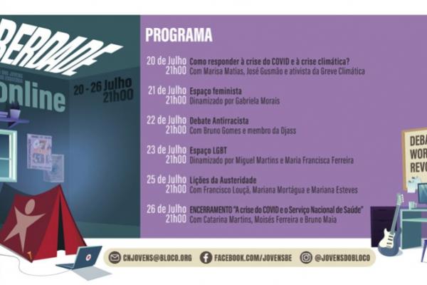 Acampamento Liberdade deste ano é online