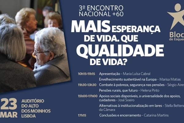 3º Encontro Nacional +60 marcado para 23 de março