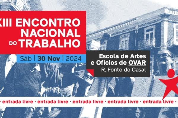 XIII Encontro Nacional do Trabalho: programa, regulamento e inscrições