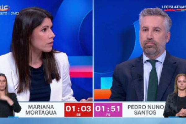 Tetos às rendas e investimento em armas dividiram Bloco e PS num debate aceso