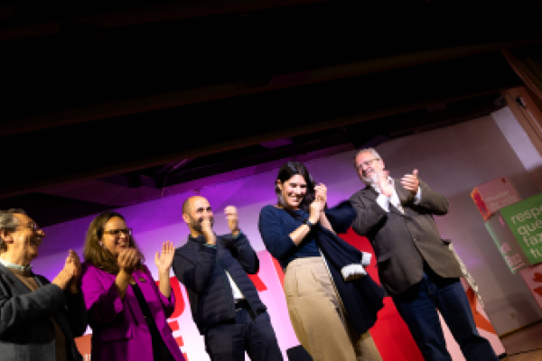 Em Aveiro, Mariana e Fazenda lembram compromisso da esquerda com “vontade popular”