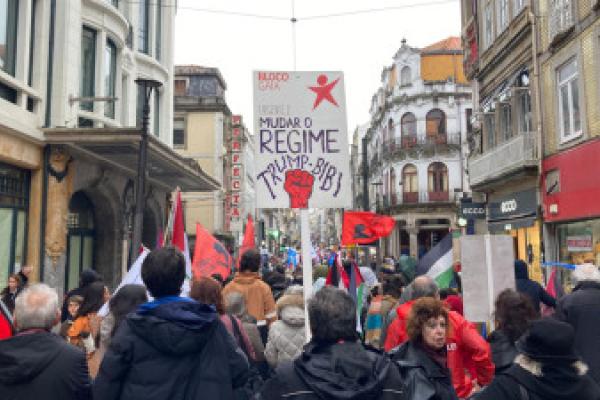 Lisboa e Porto manifestaram‑se contra a guerra